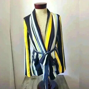 HALOGEN striped blazer  size small